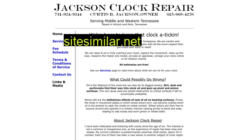 Jacksonclockrepair similar sites