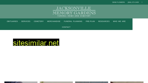 Jacksonvillememorygardens similar sites