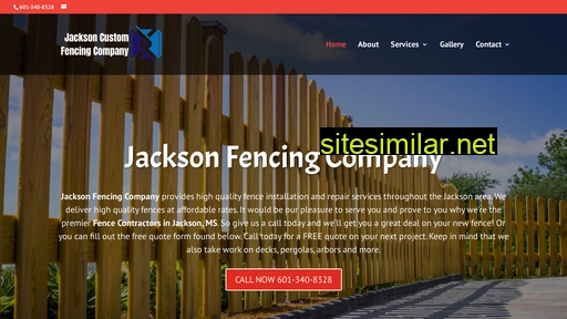 Jacksonfencingcompany similar sites