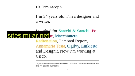 jacopocolo.com alternative sites