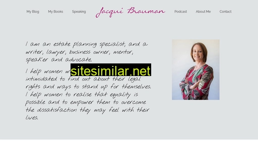 jacquibrauman.com alternative sites