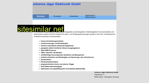 jaeger-electronic.com alternative sites