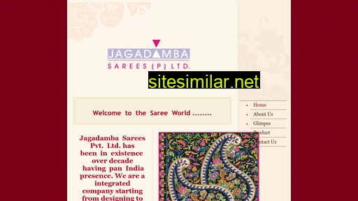 Jagadambasarees similar sites