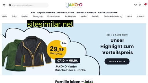 jako-o.com alternative sites