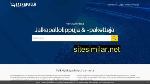 jalkapallolippuja.com alternative sites