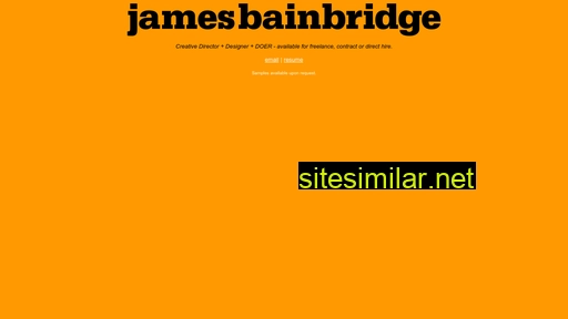 Jamesbainbridge similar sites