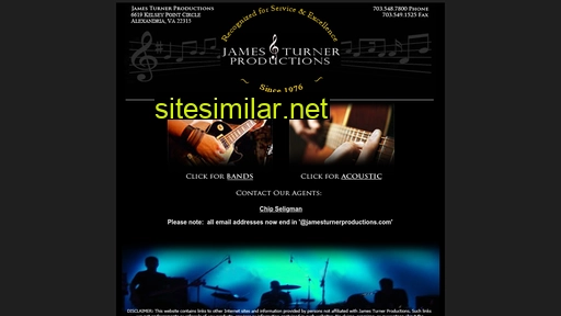 jamesturnerproductions.com alternative sites