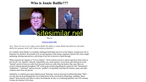 jamiebaillie.com alternative sites
