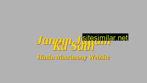 janamjanamkasath.com alternative sites