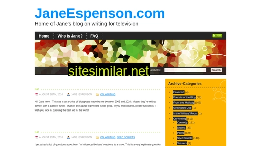 janeespenson.com alternative sites