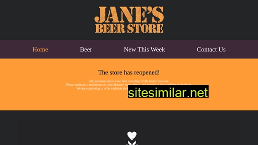 janesbeerstore.com alternative sites