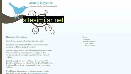 janesdaycare.com alternative sites