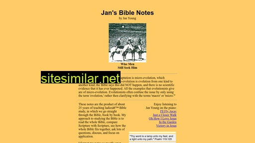 jansbiblenotes.com alternative sites
