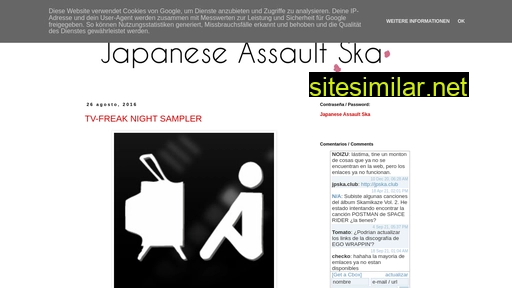 Japanese-assault-ska similar sites