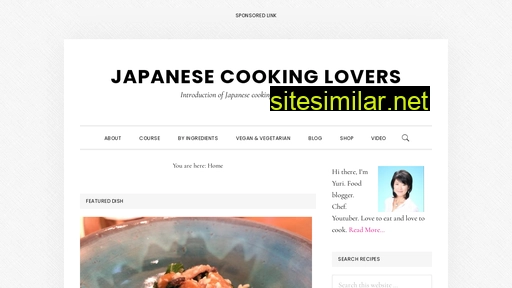 Japanesecookinglovers similar sites
