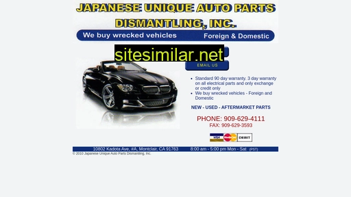 japaneseuniqueautoparts.com alternative sites