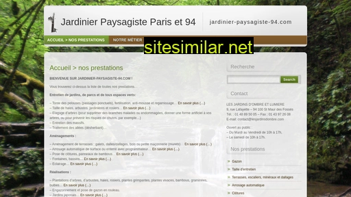 Jardinier-paysagiste-94 similar sites