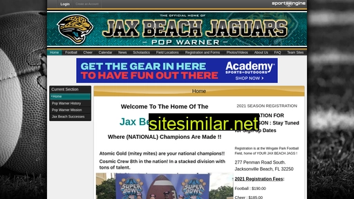 Jaxbeachjaguars similar sites