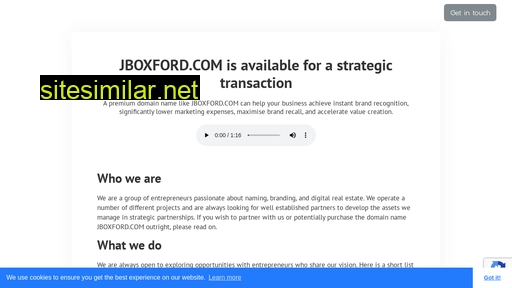 jboxford.com alternative sites