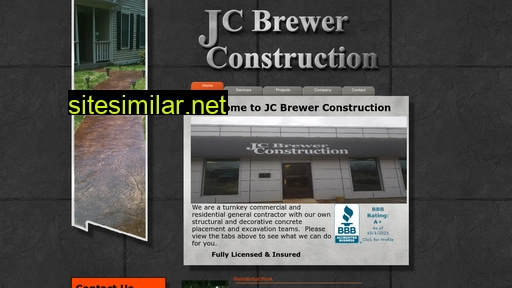 Jcbrewerconstruction similar sites