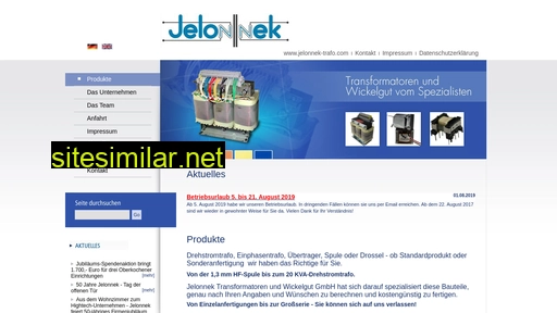 jelonnek-trafo.com alternative sites