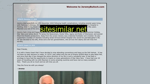 jeremybulloch.com alternative sites