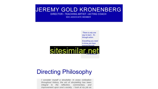 Jeremygoldkronenberg similar sites