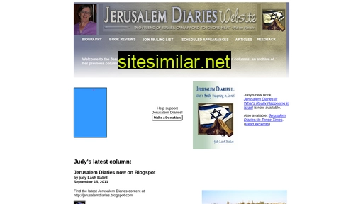 jerusalemdiaries.com alternative sites