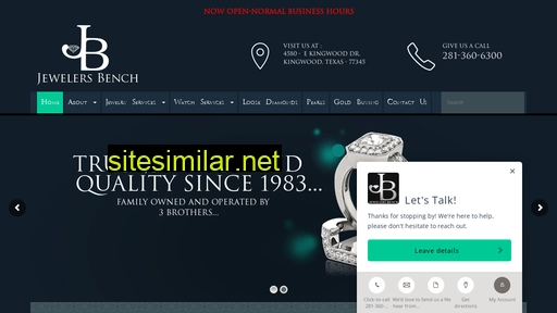 jewelersbenchtx.com alternative sites