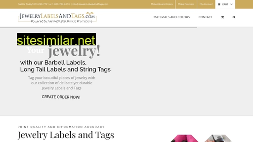 jewelrylabelsandtags.com alternative sites