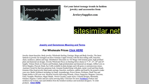 Jewelrysupplier similar sites