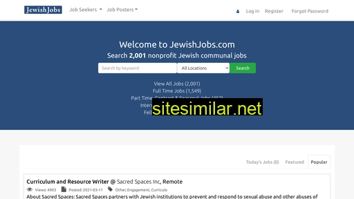 jewishjobs.com alternative sites
