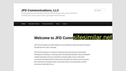 jfdcommunications.com alternative sites
