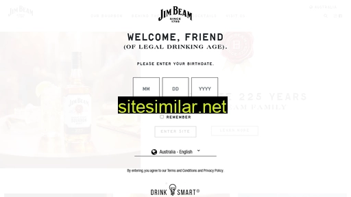 jimbeam.com alternative sites