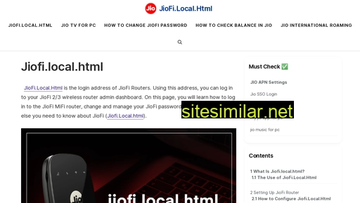 jiofi-local-htmli.com alternative sites