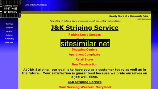 jkstriping.com alternative sites