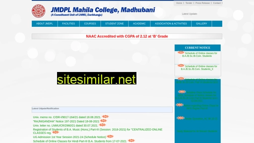 jmdplmahilacollege.com alternative sites