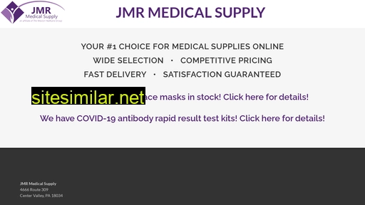 Jmrmedicalsupply similar sites