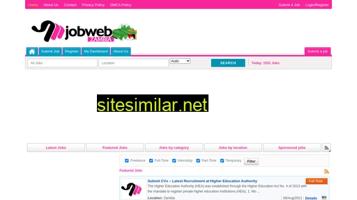 jobwebzambia.com alternative sites