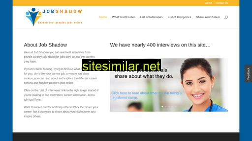 jobshadow.com alternative sites