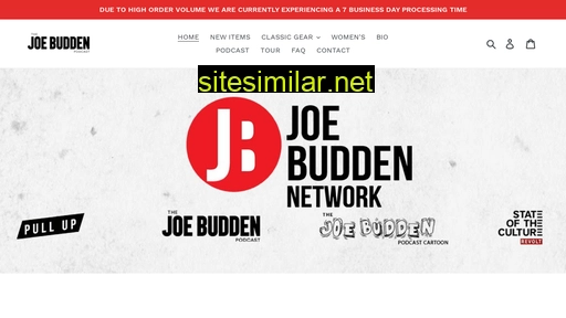 Joebuddenpod similar sites
