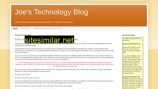 Joes-tech-blog similar sites