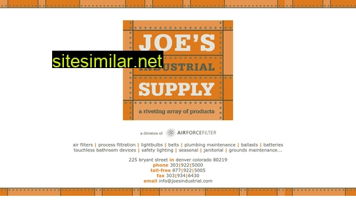 joesindustrial.com alternative sites