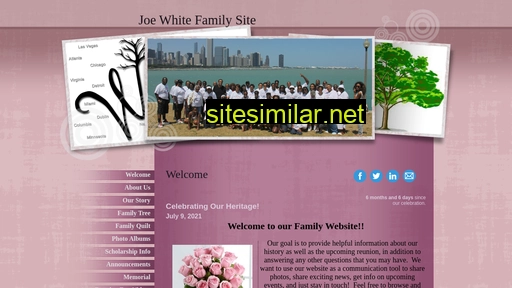 Joewhitefamilysite similar sites
