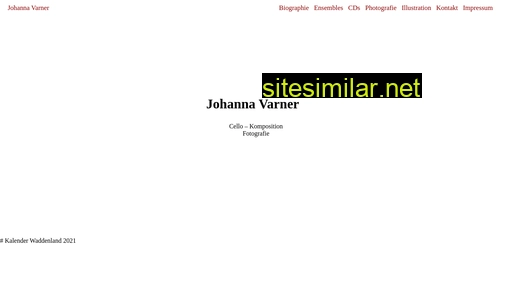 johannavarner.com alternative sites