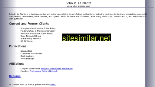 john-laplante.com alternative sites