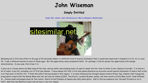 johncwiseman.com alternative sites