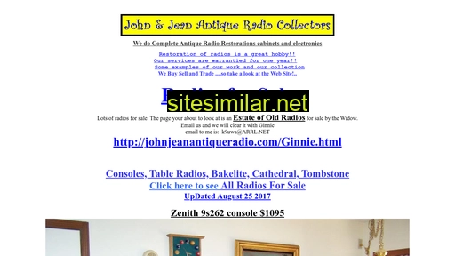 johnjeanantiqueradio.com alternative sites