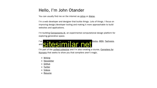 johno.com alternative sites