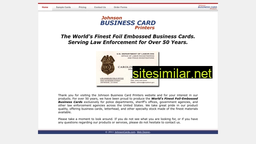 johnsoncards.com alternative sites